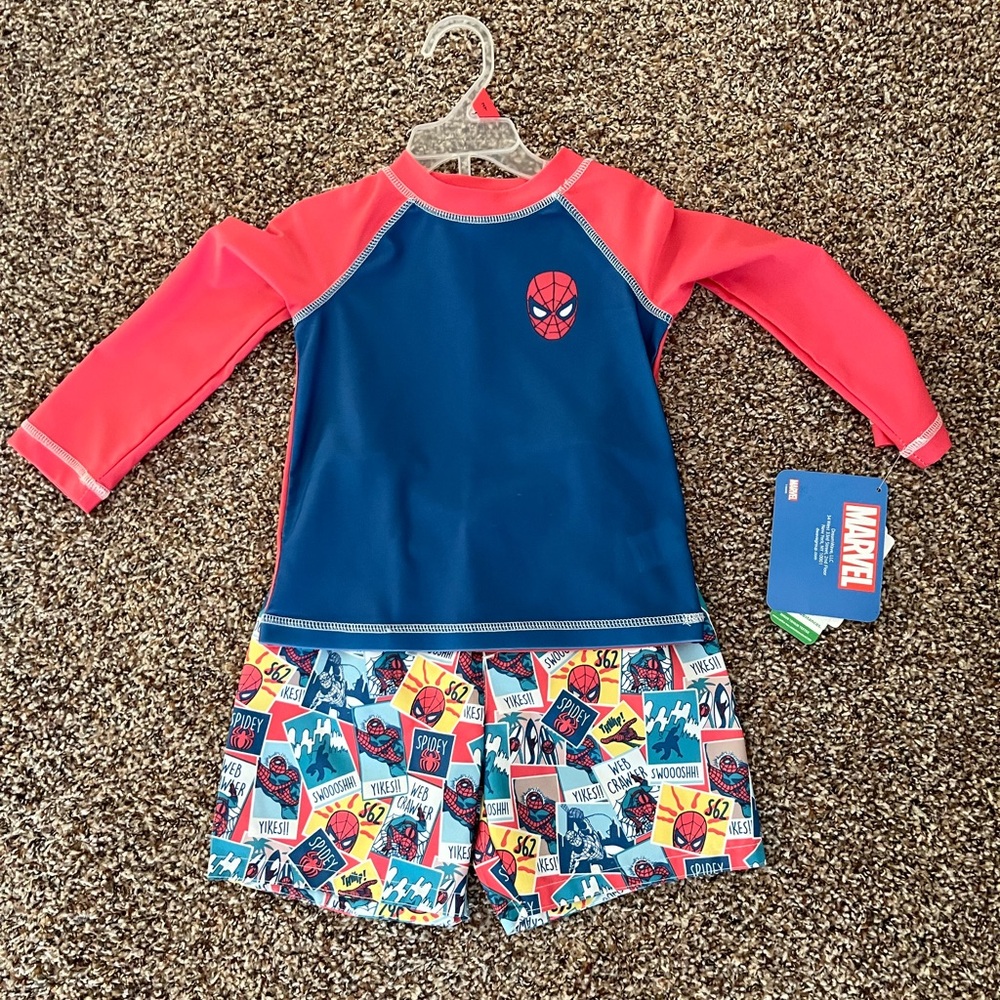Boys 2T bathing suit set new with tags